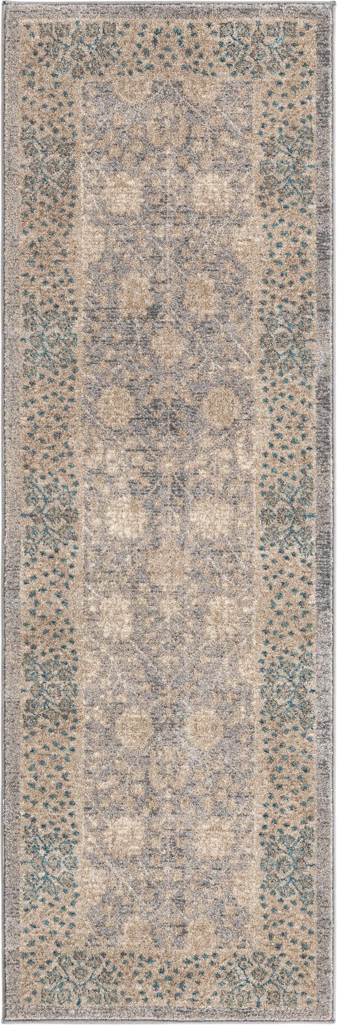 Salzburg Elegance Collection Area Rug -  Hellbrunn Runner Gray  lifestyle 26