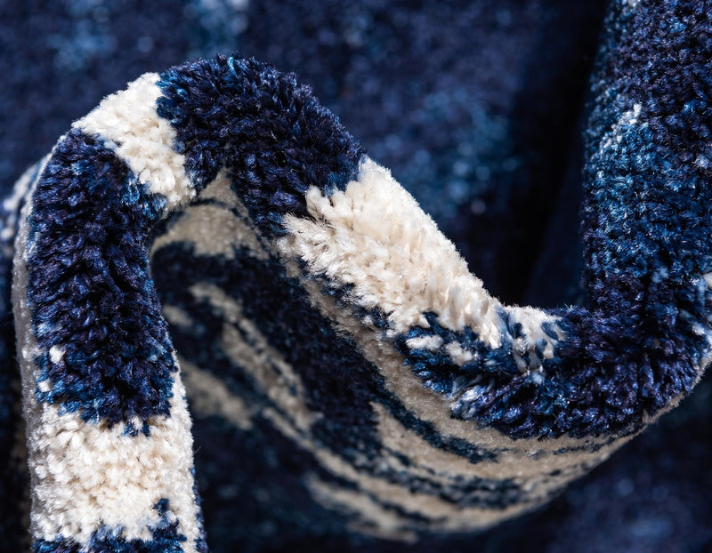 Lattice Gardens Collection Area Rug -  Trellisbay Rectangle Navy Blue  lifestyle 8