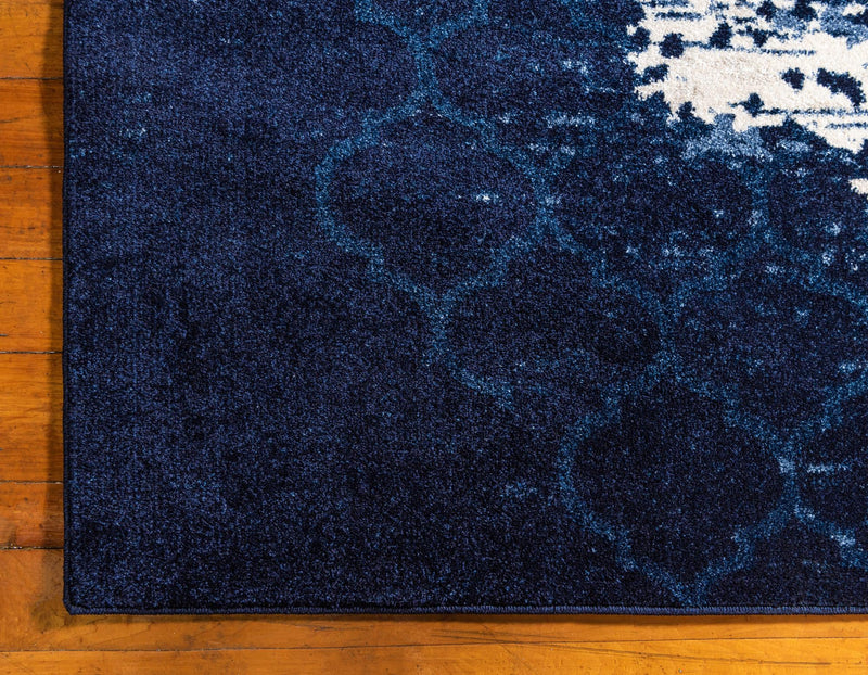 Lattice Gardens Collection Area Rug -  Trellisbay Rectangle Navy Blue  lifestyle 9