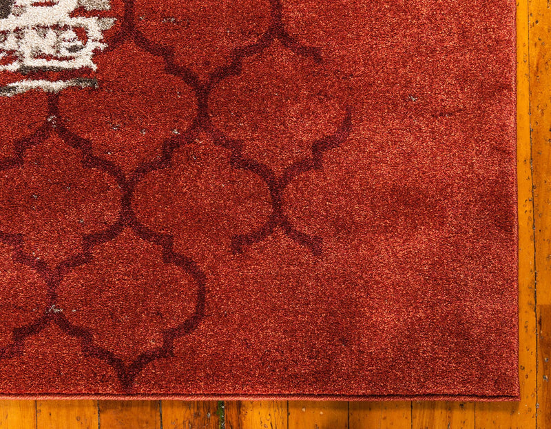 Lattice Gardens Collection Area Rug -  Trellisbay Rectangle Terracotta  lifestyle 44