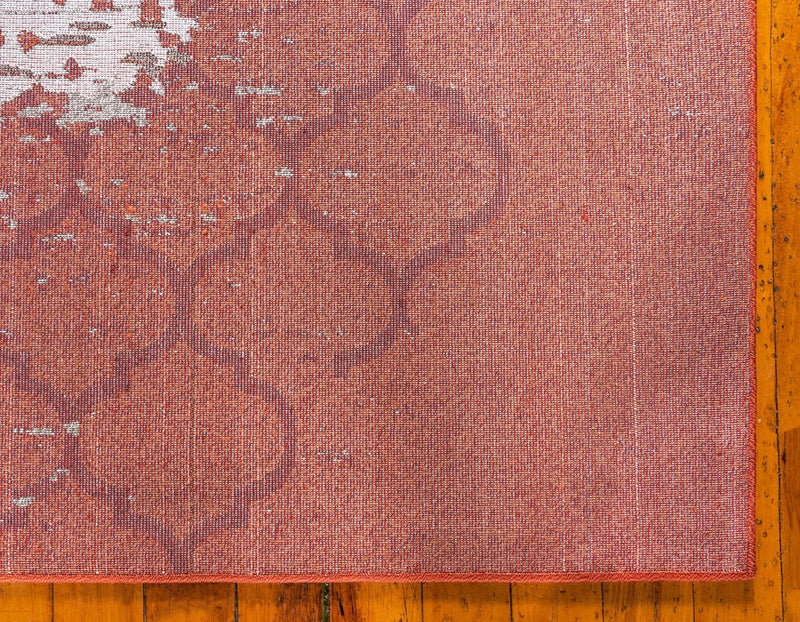 Lattice Gardens Collection Area Rug -  Trellisbay Rectangle Terracotta  lifestyle 49