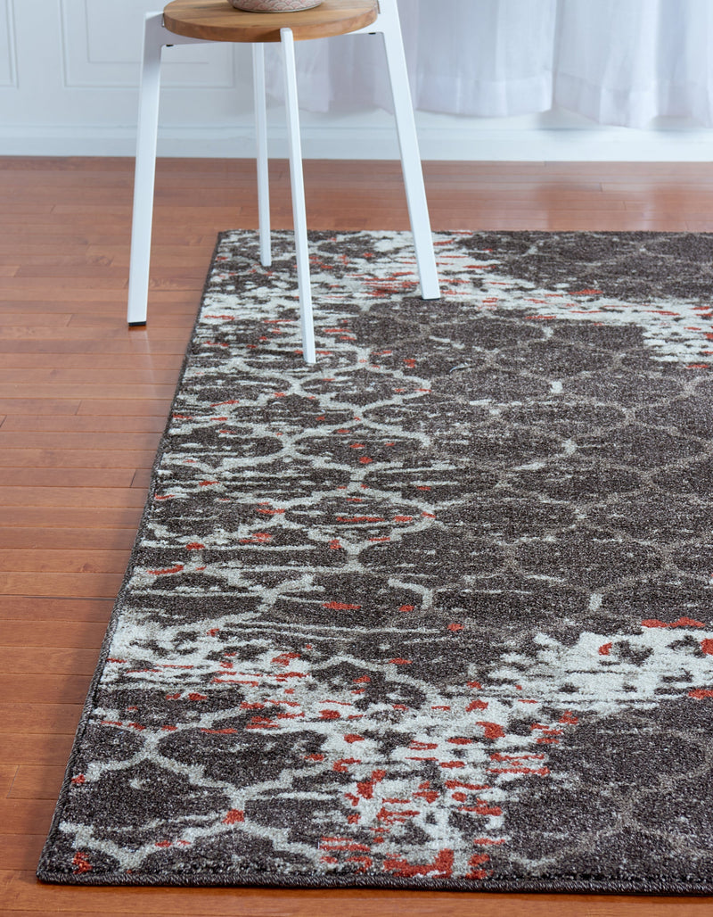 Lattice Gardens Collection Area Rug -  Trellisbay Rectangle Brown  lifestyle 11