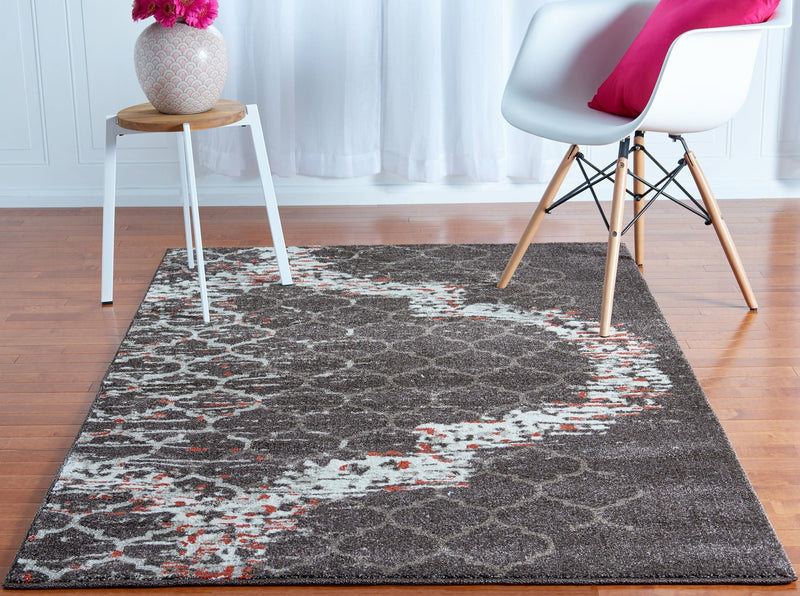 Lattice Gardens Collection Area Rug -  Trellisbay Rectangle Brown  lifestyle 12