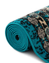 Tabriz Tapestries Collection Area Rug - Azerbaijan (Turquoise) Rectangle Turquoise  lifestyle 12