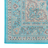 Tabriz Tapestry Collection Area Rug - Azerbaijan (Turquoise) Rectangle Turquoise  lifestyle 10
