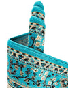 Tabriz Tapestry Collection Area Rug - Azerbaijan (Turquoise) Rectangle Turquoise  lifestyle 11