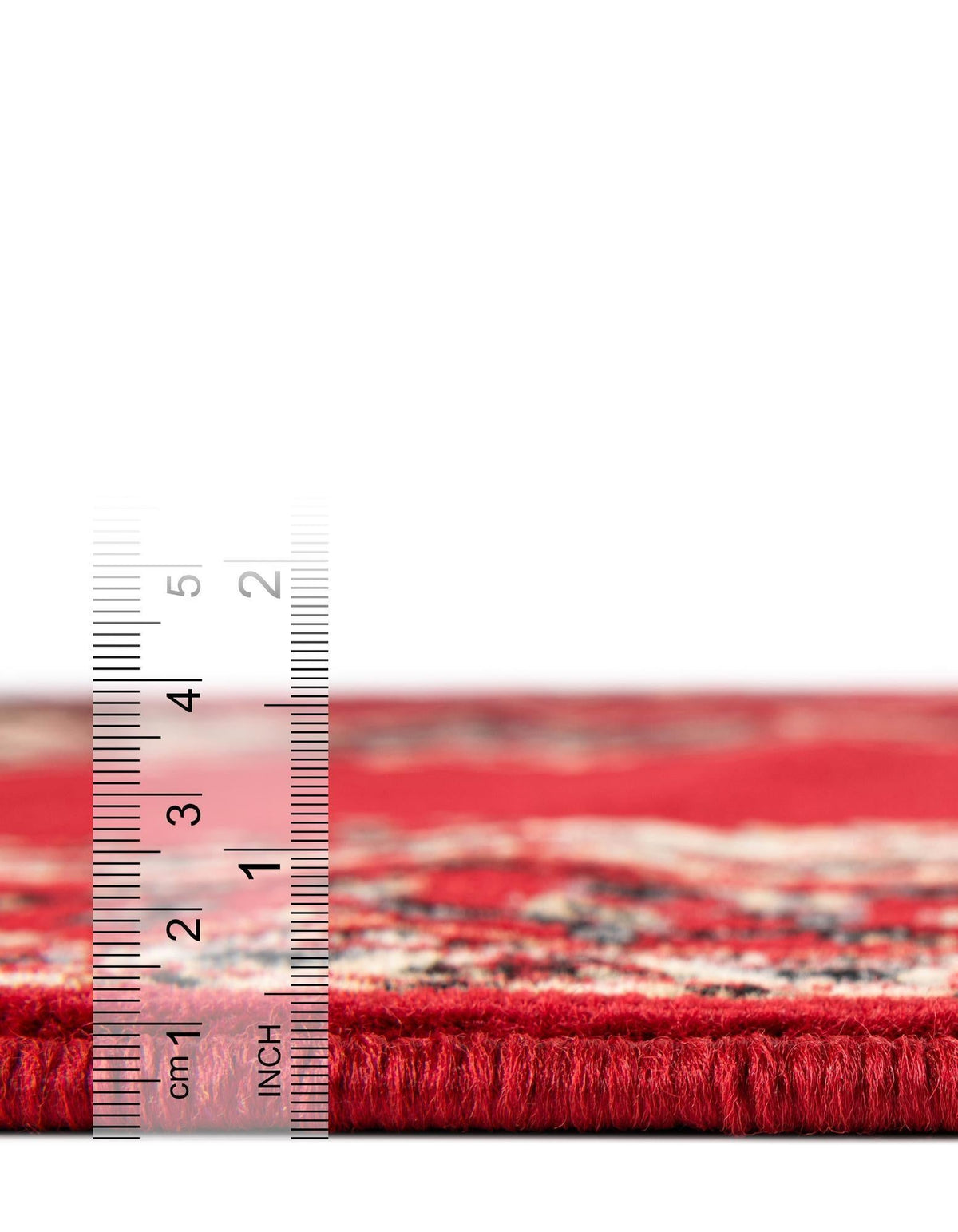 Tabriz Tapestry Collection Area Rug - Azerbaijan (Red) Rectangle Red  lifestyle 6