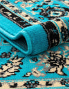 Isfahan Elegance Collection Area Rug - Naghsh-e Jahan (Turquoise) Rectangle Turquoise  lifestyle 15