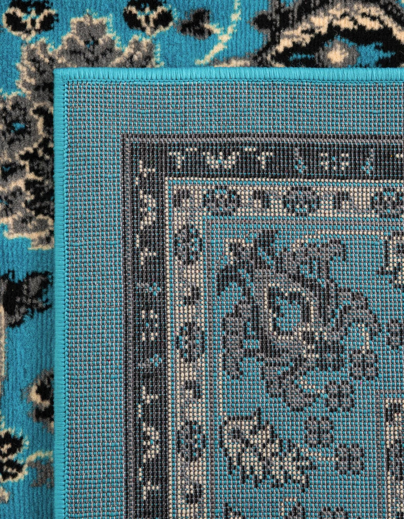 Isfahan Elegance Collection Area Rug - Naghsh-e Jahan (Turquoise) Rectangle Turquoise  lifestyle 17