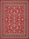 Isfahan Elegance Collection Area Rug - Naghsh-e Jahan (Red) Rectangle Red Main