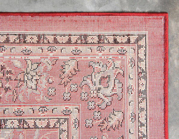 Isfahan Elegance Collection Area Rug - Naghsh-e Jahan (Red) Rectangle Red  lifestyle 10