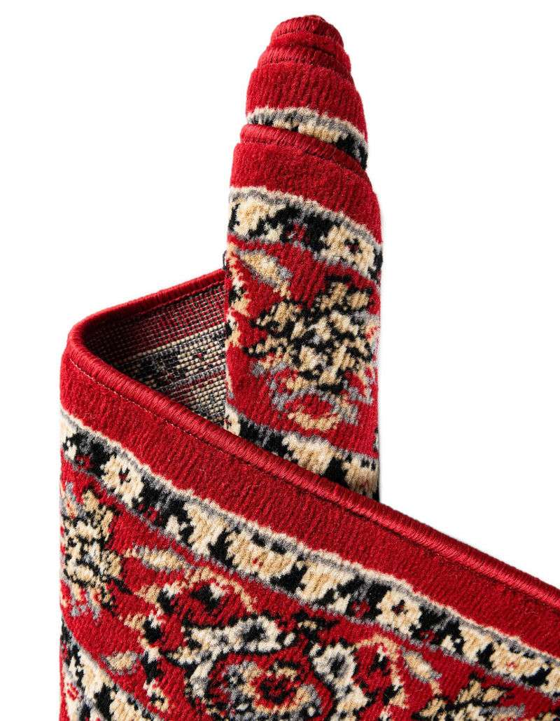 Isfahan Elegance Collection Area Rug - Naghsh-e Jahan (Red) Rectangle Red  lifestyle 39