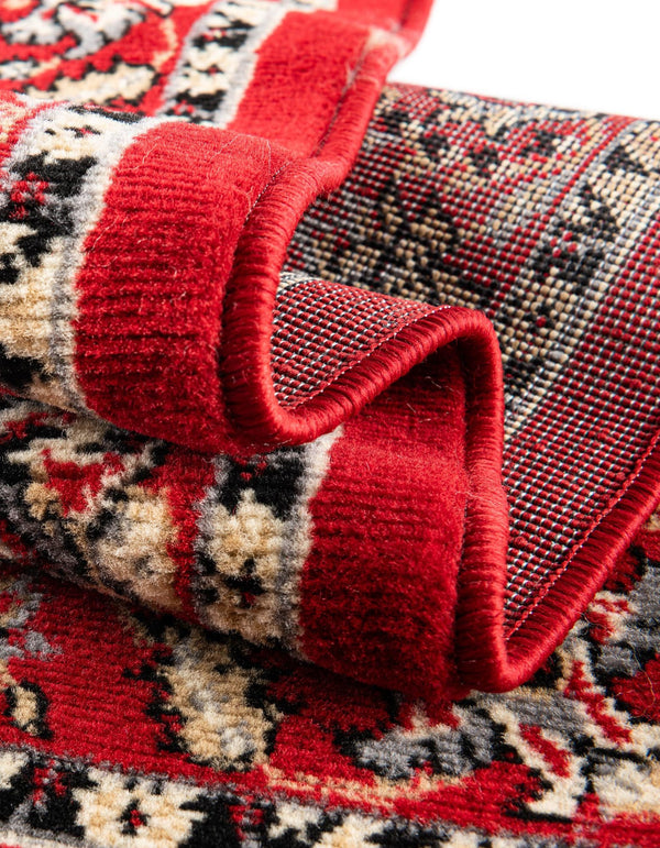 Isfahan Elegance Collection Area Rug - Naghsh-e Jahan (Red) Rectangle Red  lifestyle 12