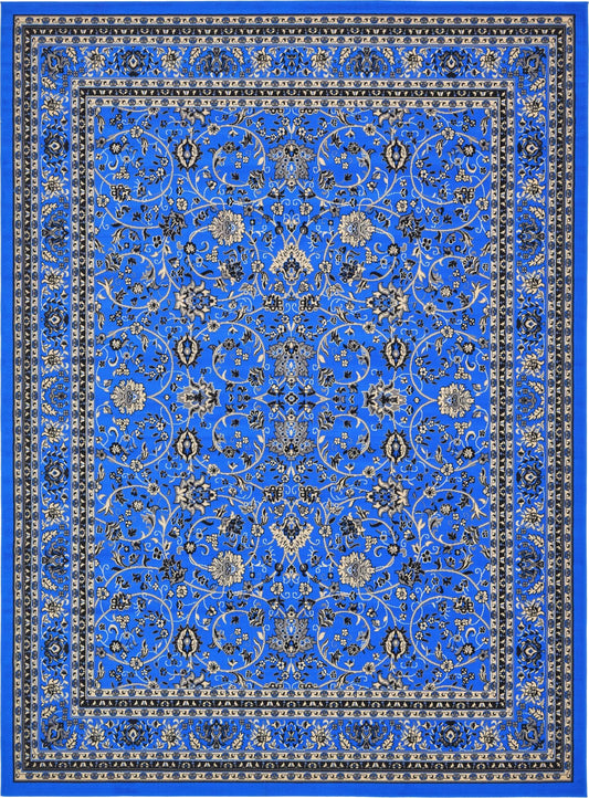 Isfahan Elegance Collection Area Rug - Naghsh-e Jahan (Dark Blue) Rectangle Dark Blue Main