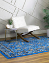 Isfahan Elegance Collection Area Rug - Naghsh-e Jahan (Dark Blue) Rectangle Dark Blue  lifestyle 3