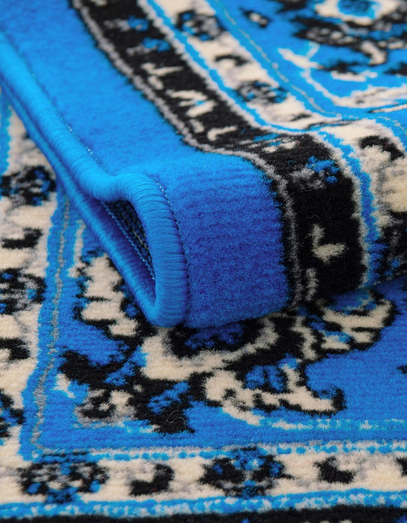 Isfahan Elegance Collection Area Rug - Naghsh-e Jahan (Dark Blue) Rectangle Dark Blue  lifestyle 18