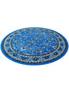Isfahan Elegance Collection Area Rug - Naghsh-e Jahan (Dark Blue) Round Dark Blue  lifestyle 25