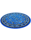 Isfahan Elegance Collection Area Rug - Naghsh-e Jahan (Dark Blue) Round Dark Blue  lifestyle 26