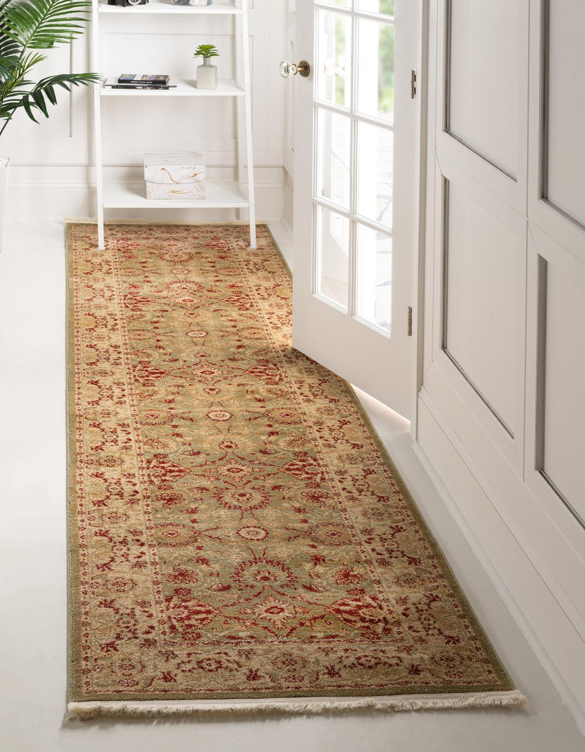 Chelsea Elegance Collection Area Rug -  Osterley Runner Light Green  lifestyle 59