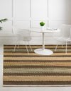 Zagros Oasis Collection Area Rug -  Behbahan Square Brown  lifestyle 35