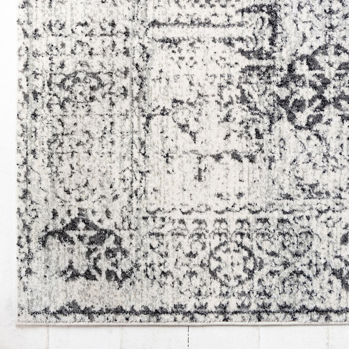 Antique Tapestry Collection Area Rug -  Chantilly Square Beige  lifestyle 56
