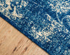 Antique Tapestry Collection Area Rug -  Eltham Rectangle Dark Blue  lifestyle 5