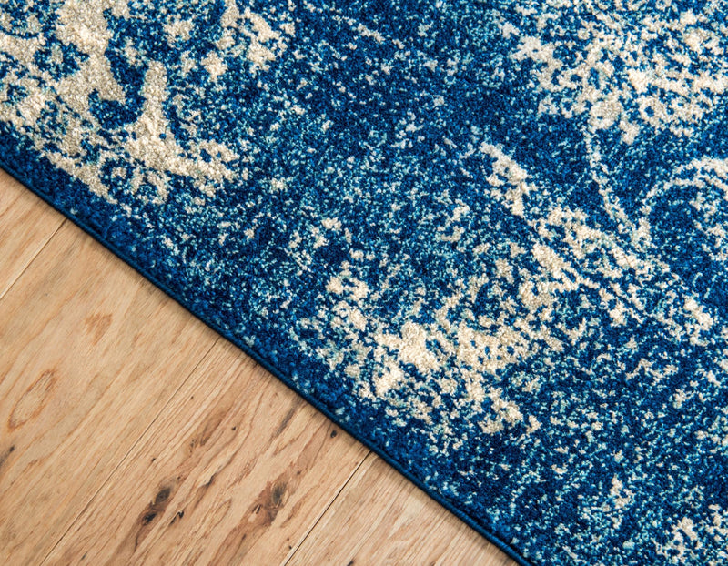 Antique Tapestry Collection Area Rug -  Eltham Rectangle Dark Blue  lifestyle 5