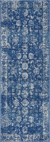 Antique Tapestry Collection Area Rug -  Eltham Runner Dark Blue  lifestyle 16
