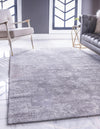 Antique Tapestry Collection Area Rug -  Eltham Rectangle Dark Gray  lifestyle 4