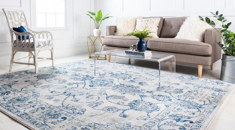 Antique Tapestry Collection Area Rug -  Eltham Square Beige  lifestyle 22