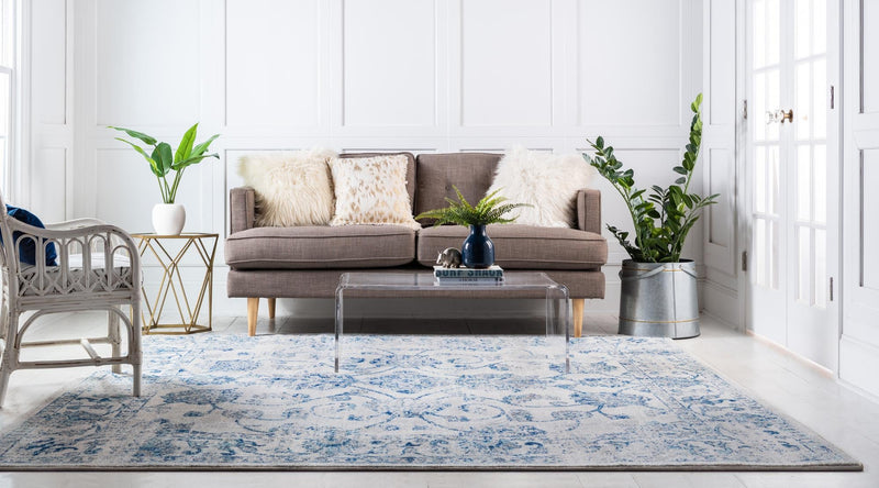Antique Tapestry Collection Area Rug -  Eltham Square Beige  lifestyle 23