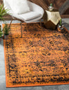 Ankara Elegance Collection Area Rug -  Ephesus (Terracotta) Rectangle Terracotta  lifestyle 2