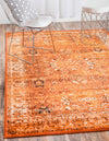 Ankara Elegance Collection Area Rug -  Ephesus (Terracotta and White) Rectangle Terracotta and White  lifestyle 4
