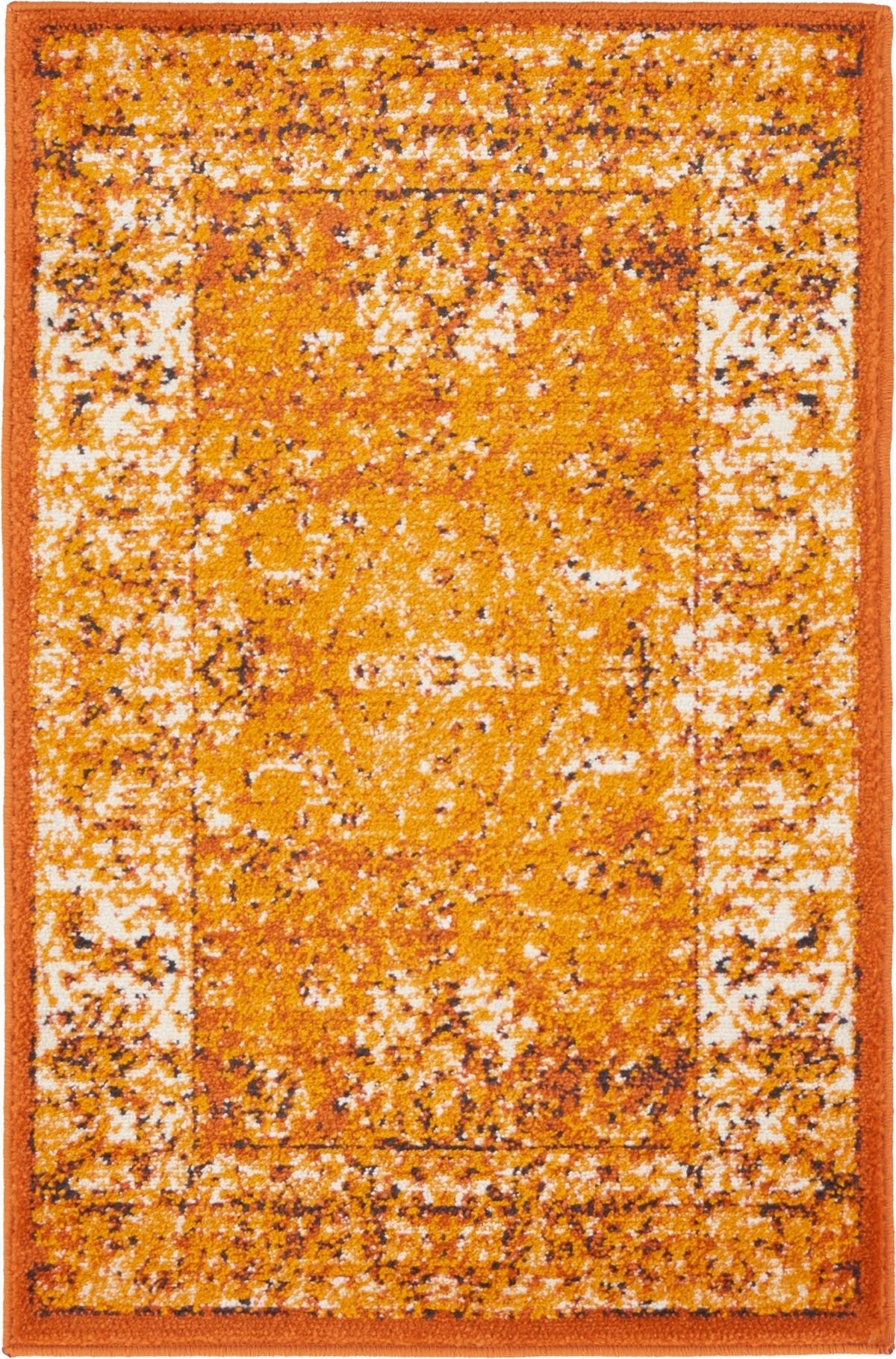 Ankara Elegance Collection Area Rug -  Ephesus Rectangle Terracotta and White  lifestyle 4