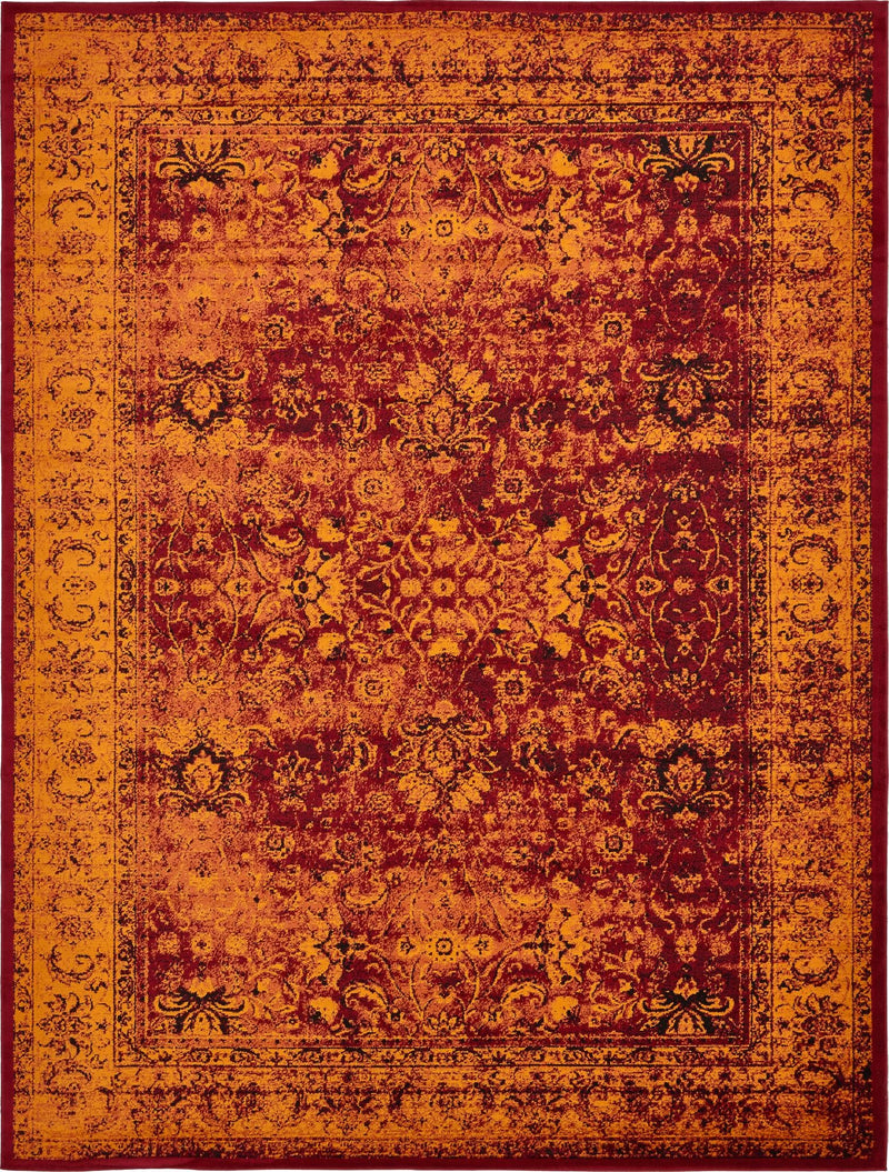 Ankara Elegance Collection Area Rug -  Ephesus (Red) Rectangle Red Main