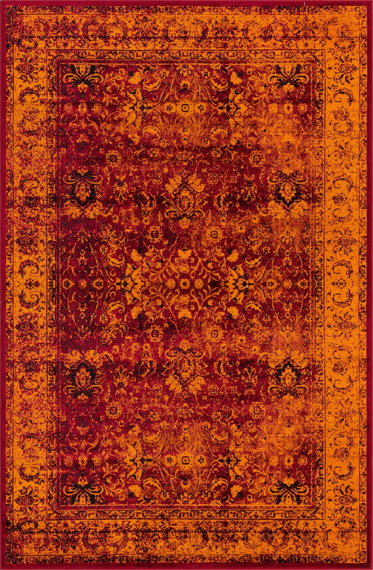 Ankara Elegance Collection Area Rug -  Ephesus Rectangle Red  lifestyle 5