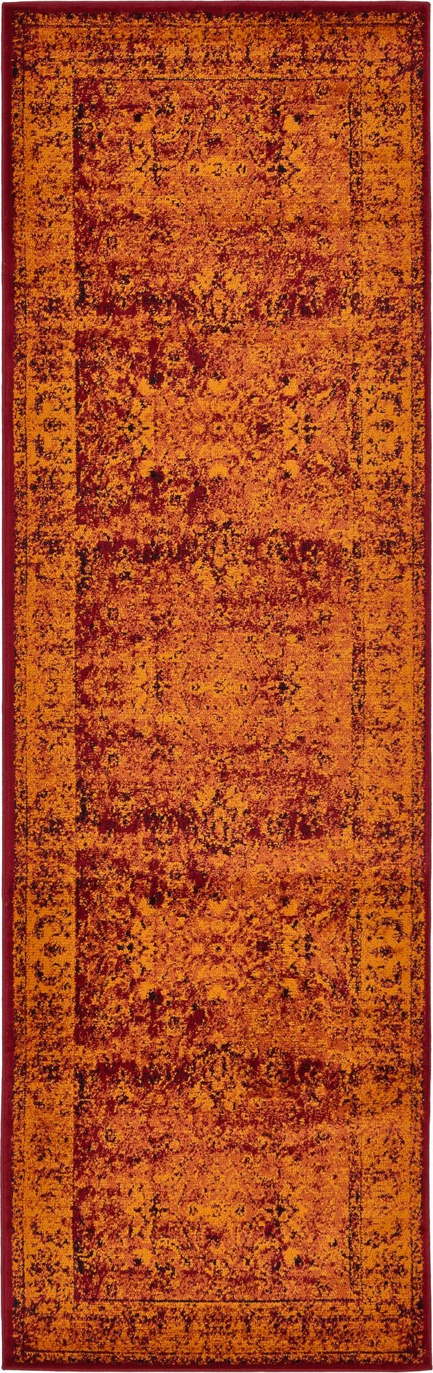 Ankara Elegance Collection Area Rug -  Ephesus (Red) Runner Red  lifestyle 4