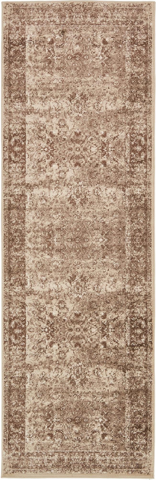 Ankara Elegance Collection Area Rug -  Ephesus (Cream) Runner Cream  lifestyle 11