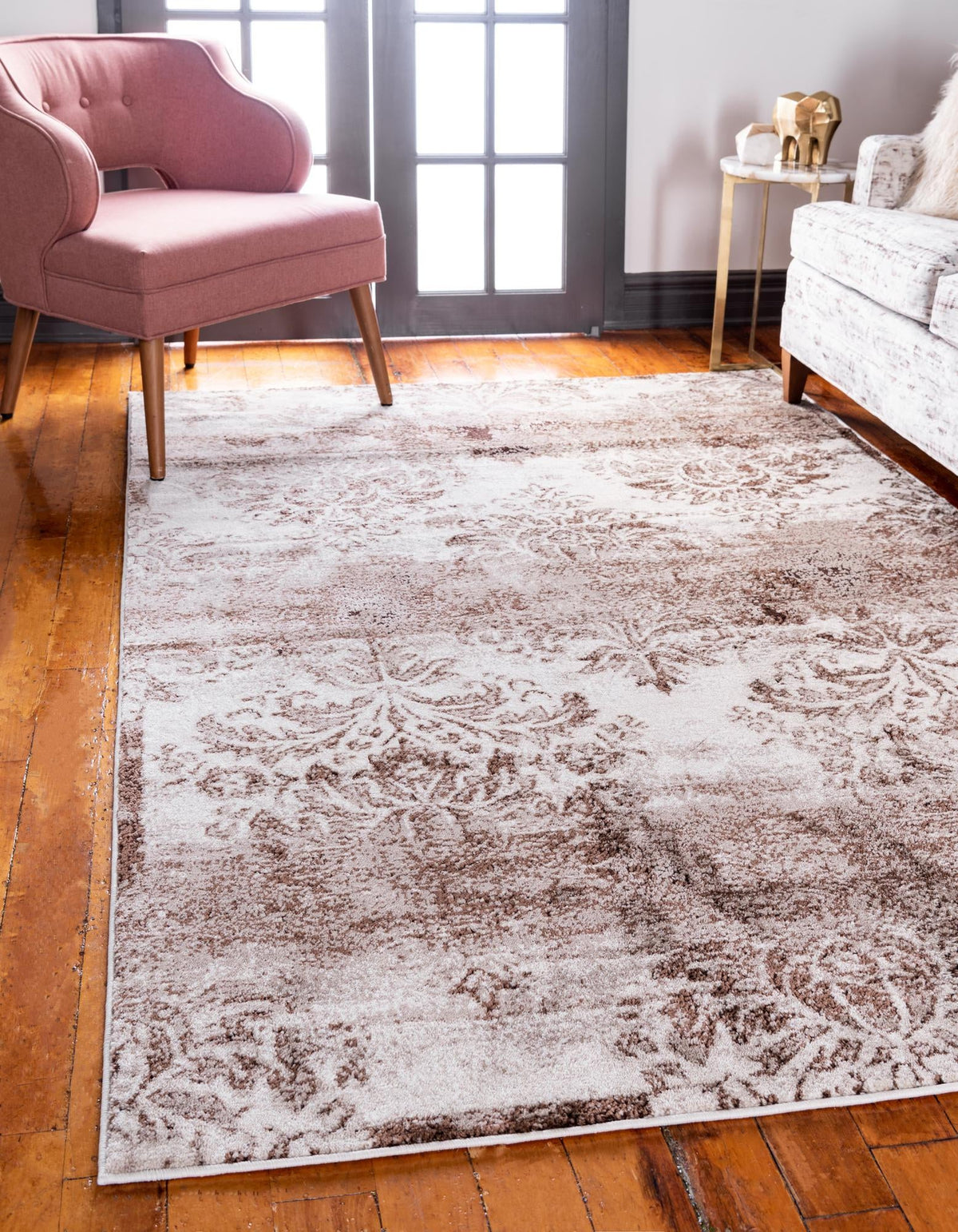 Andes Summit Collection Area Rug - Cotopaxi Rectangle Dark Beige  lifestyle 2