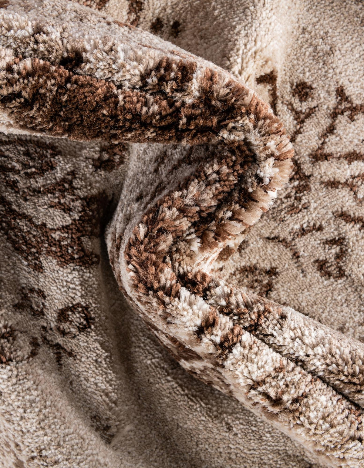 Andes Summit Collection Area Rug - Cotopaxi Rectangle Dark Beige  lifestyle 8