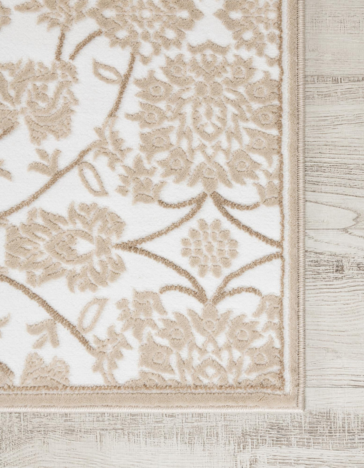 Andes Summit Collection Area Rug -  Chimborazo Rectangle Snow White  lifestyle 6