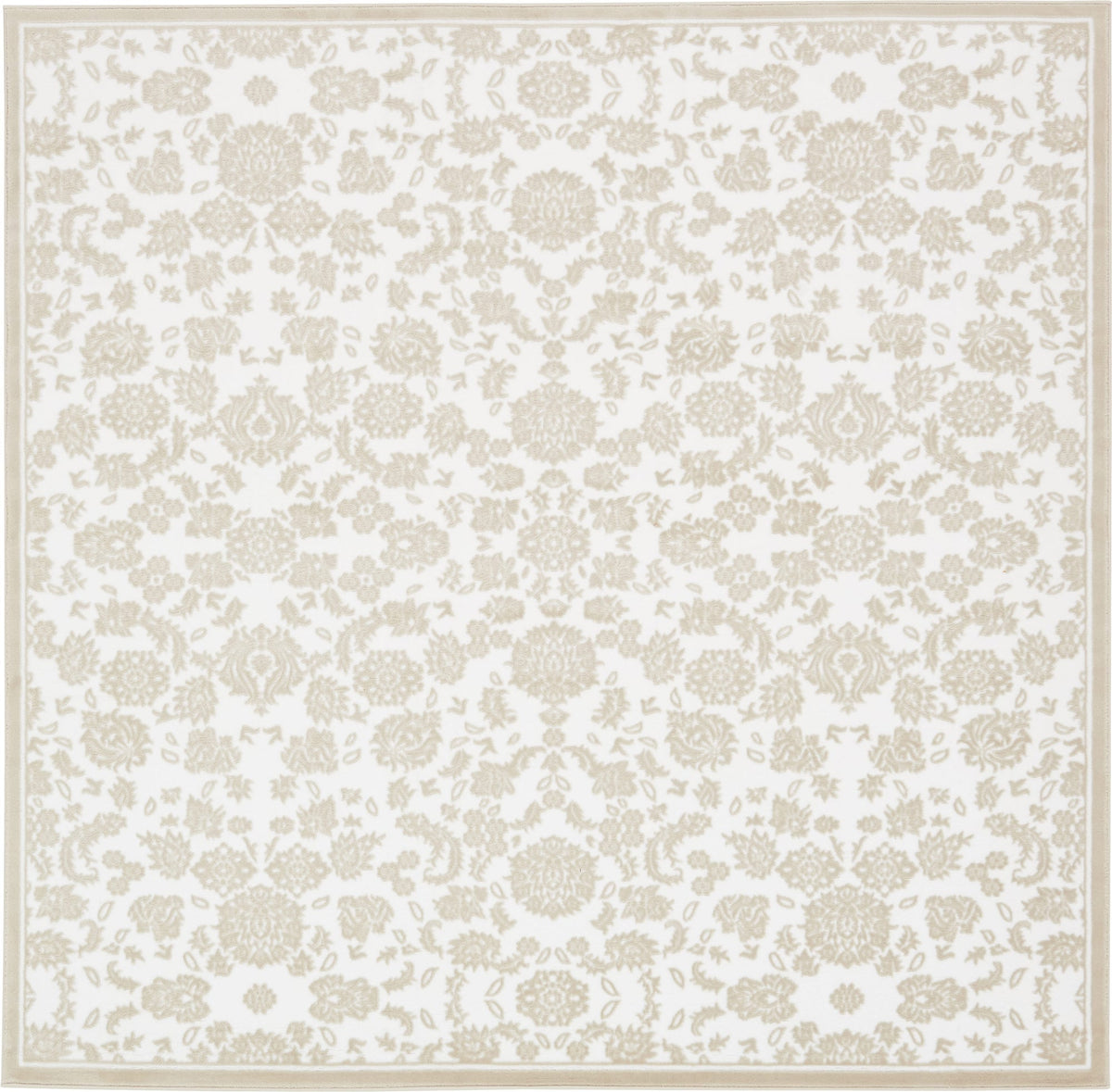 Andes Summit Collection Area Rug -  Chimborazo Square Brown and White  lifestyle 76