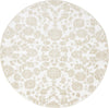 Andes Summit Collection Area Rug -  Chimborazo Round White Brown  lifestyle 16