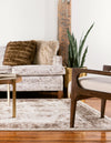 Andes Summit Collection Area Rug -  Aconcagua Rectangle Cream  lifestyle 4