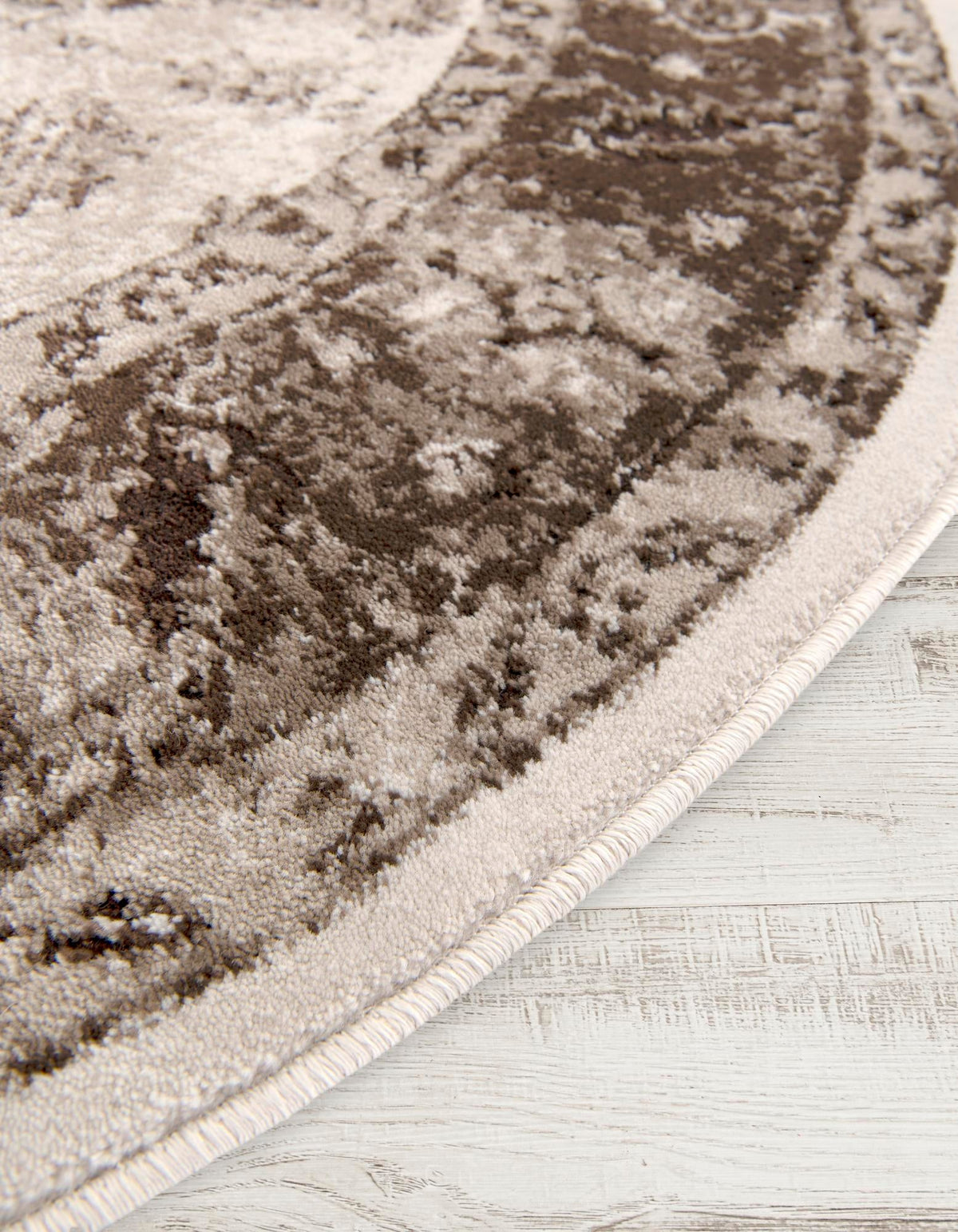 Andes Summit Collection Area Rug -  Aconcagua Round Cream  lifestyle 35
