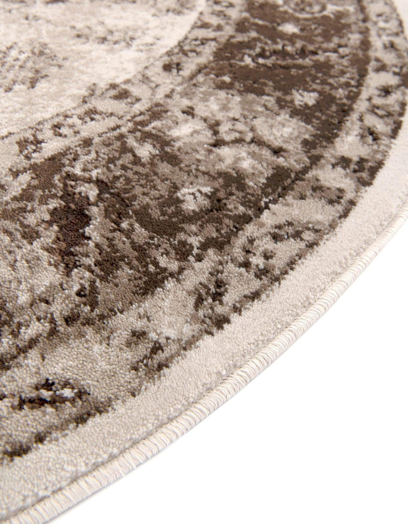 Andes Summit Collection Area Rug -  Aconcagua Round Cream  lifestyle 43