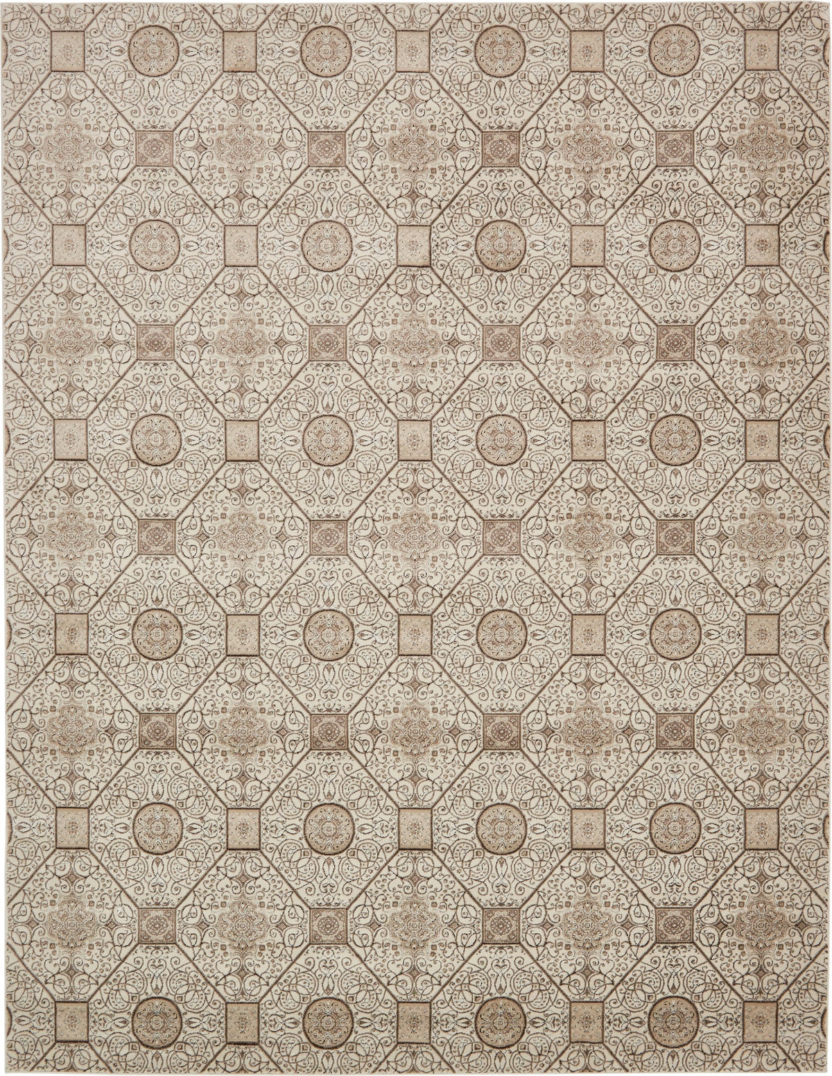 Andes Summit Collection Area Rug -  Ausangate Rectangle Cream  lifestyle 2