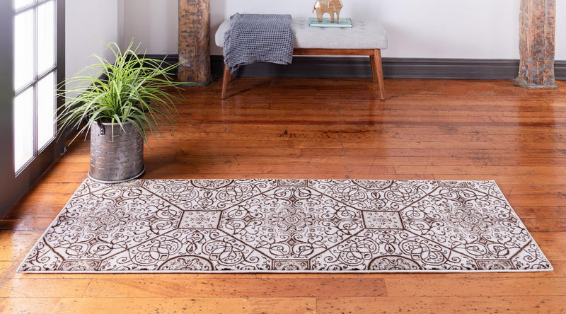 Andes Summit Collection Area Rug -  Ausangate Runner Cream  lifestyle 27