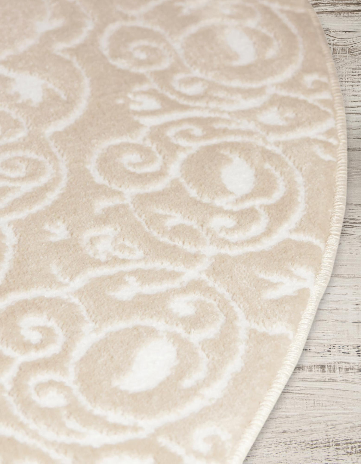 Andes Summit Collection Area Rug -  Lanín Round Beige  lifestyle 34