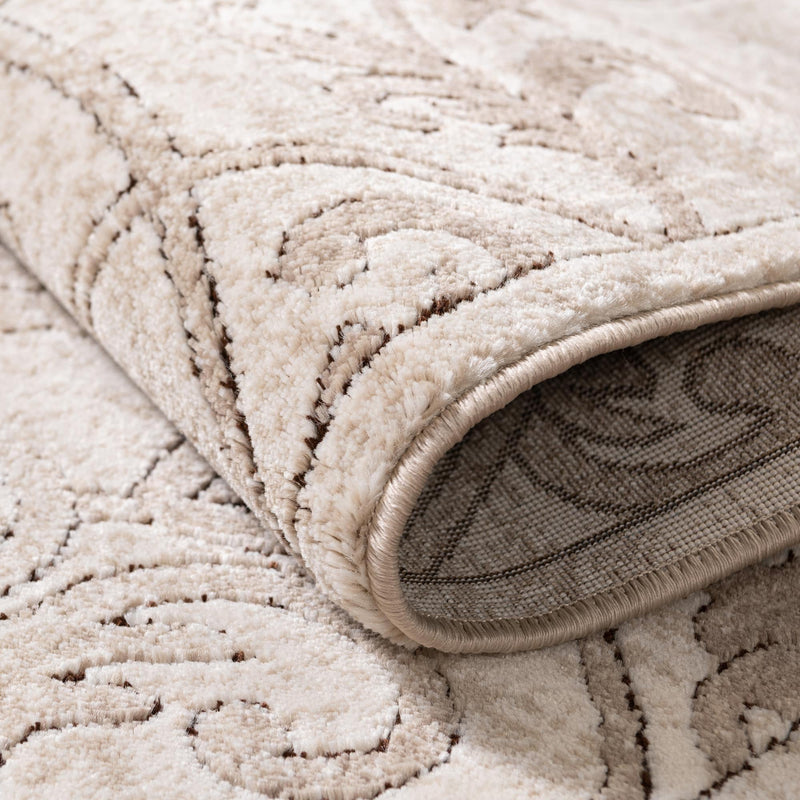 Andes Summit Collection Area Rug -  Merida Rectangle Dark Beige  lifestyle 18